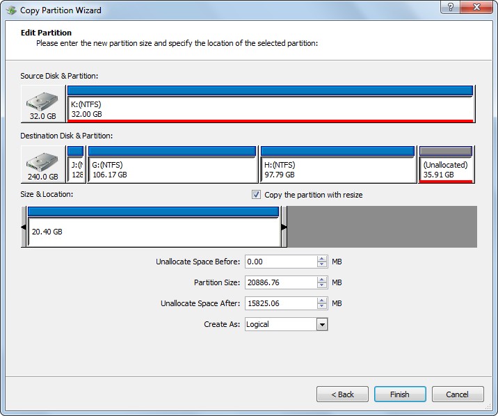 clone multi partition hard drive to ssd